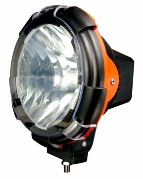 China 6000K ABS Black HID Driving Light Striped flood heavy duty work light for Cars for sale