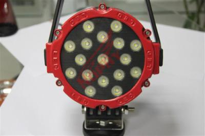 China Spot beam 12 Volt Waterproof 51W LED Driving Lights Led Tractor Work Lights with PMMA Lens for sale