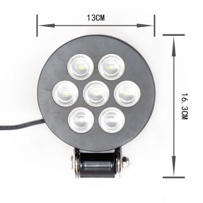 China Heavy Duty 21W 5 Inch Led Work Lights For Trucks / 24v PC Lens LED Driving Lights for sale