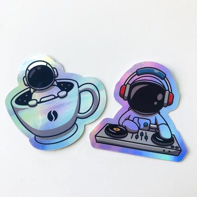 China Anywhere Small Fun Easy To Tear Holographic PET Stickers Safe And Environmentally Friendly for sale