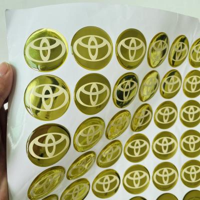 China Custom Foil Stickers Waterproof Easy To Stick Die Cut Vinyl Sticker for sale