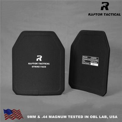 China UHMWPE Raptor Tactical Single Curve Bulletproof Plates 10x12 NIJ 3A IIIA Ballistic Armor Panel Pair Set Ballistic Shield for sale