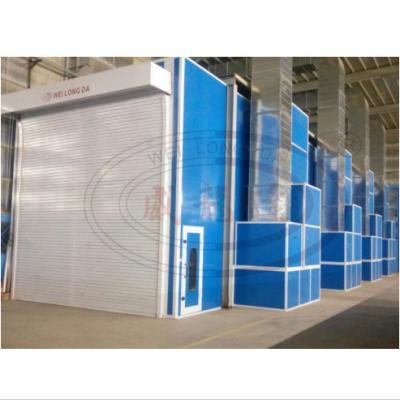 China 26m large spray paint booth with rolling door 26.1*7.5*6.1m for sale