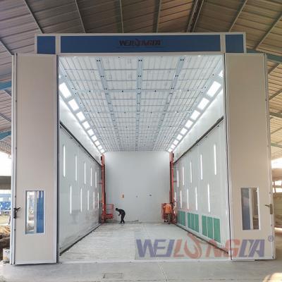 China CE WLD15000 Bus Large Size Spray Truck Cabin Bus Paint Room L15150 X W8850 X H5600mm for sale