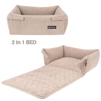 China LS Breathable Energetic Friends Form Change 2 Multifunctional Water Repellent 1 Bed Dog Cat Pet Sofa Bed With Anti Slip Bottom For All Season for sale