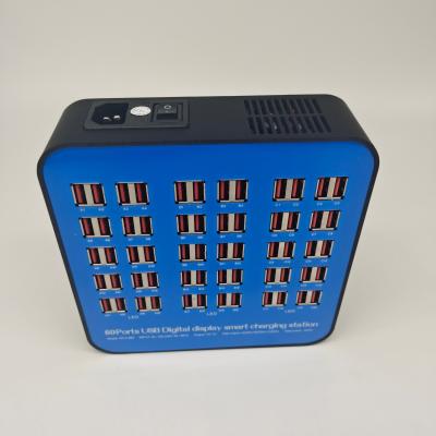 China Mobile Phone 60ports Unique Design Hot Selling 300W Phone Charging Station Multi-port Portable Charger for sale