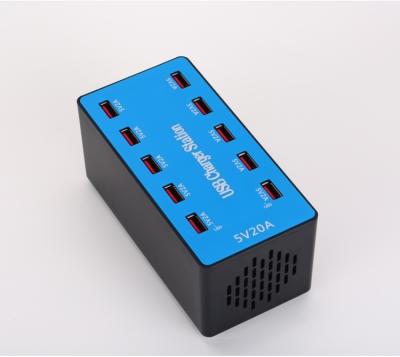 China 100W Mobile Phone Universal 10 USB Multiport Mobile Phone USB Fast Charger For Mobile Phone Charger for sale