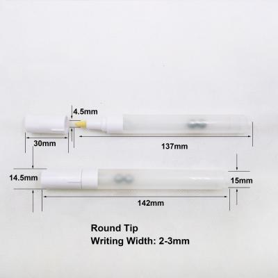 China Empty clear plastic shell empty graffiti pen holder promotion painting pen panit marker pen for sale