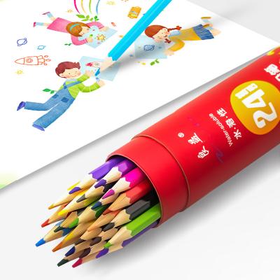 China Art Draing Painting Water Colored Pencil Colors Wooden Children's Standard Drawing Pencils 48 Set 12/18/24/36/ for sale