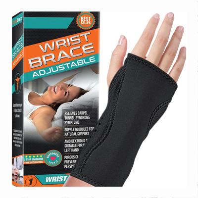 China Daily Comfortable Protective Wrist Splint Protective Sleeve Adjustable Sports Sports Wrist Support for sale