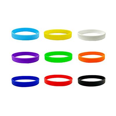 China Wholesale Popular Solid Color World Cup National Flag Silicone Wristbands Colorful Silicone Basketball Rubber Wristbands For Sports for sale