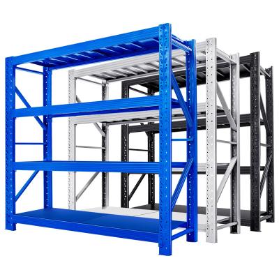 China 5 Layer Corrosion Protection Warehouse Storage Shelf Racking Medium Duty Steel Industrial System for sale