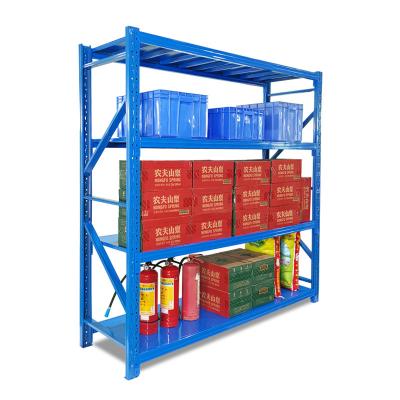 China Corrosion Protection Factory Racking Warehouse Storage Pallet Medium Duty Blue Industrial Rack for sale