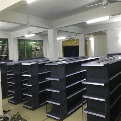 China High Quality Double Sided Double Sided Convenience Grocery Supermarket Equipment Shelf for sale