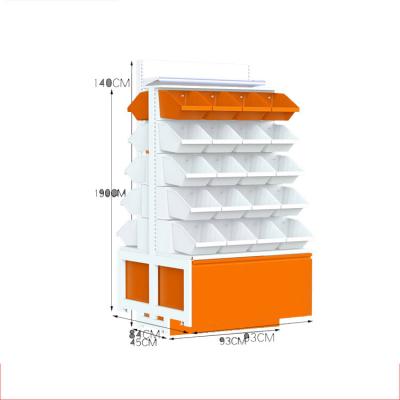 China Double Sided Cheap Price Plastics Candy Shop Store Display Stands For Retail Store for sale