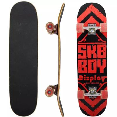 China Best Selling Adult Wholesale 8 Ply Chinese Maple Decks Heat Transfer White Skateboard for sale