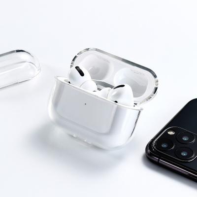 China Business PC/TPU Earphone Case For Airpods Transparent Clear Shockproof Earphone Case for sale