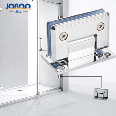 China Modern General Used 90 Degree Wall To Glass Hinge Sliding Door Shower Hinge Glass For 8-12mm for sale