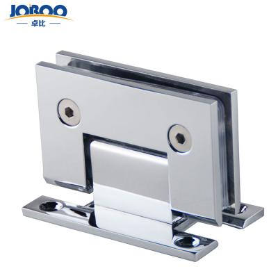 China Joboo Industrial Glass Hardware Solid Brass 90 Degree Wall Mounted Shower Screen Pivot Hinges For Glass Doors Customized Style for sale