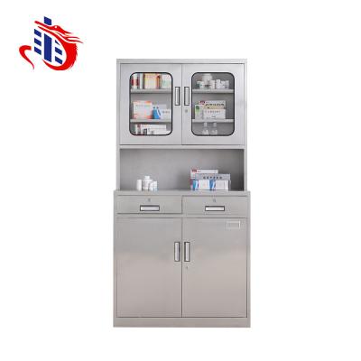 China Commercial Hot Sale Western Pharmacy Cabinet Medicine Cabinet 2 Drawer Hospital Furniture Dispensing Cabinet for sale