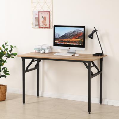 China (Other) Small Computer Desk Adjustable Folding Folding Office Desk Table Workstation for Small Places for sale