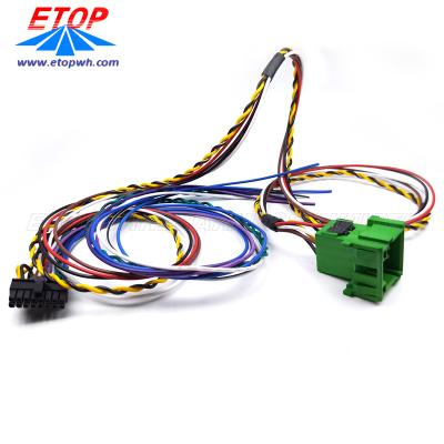 China Hybrid custom wiring and cable assembly with MCP connectors for sale