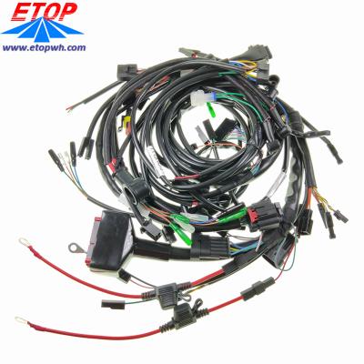 China Automobile car ECU wiring harness and connector ampseal assembly cable for sale