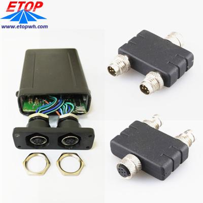 China Automobile Custom Molded 1F Slot Waterproof To 2M Converted Connector Enclosure for sale