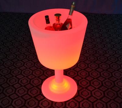 China New Viable Waterproof RGB 16 Colors Change Led Light Luminous Ice Bucket for sale