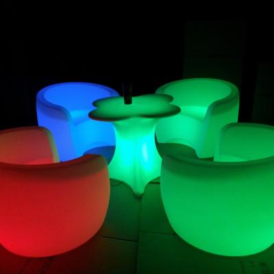 China Modern Design Modern Bar Sofa Chair Outdoor /Color Changing Led Chair Party Living Room Sofa Comfortable LED Furniture With New Design for sale