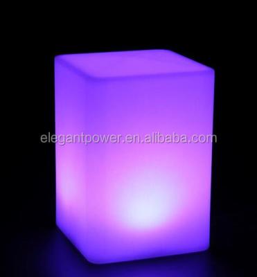 China Garden small size make LED light cube in mood led cube rgbw 10*10*15cm for sale