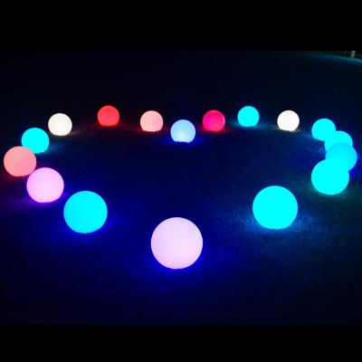 China Sports Stadiums Garden Solar Light Ball / Led Glow Pool Ball / Led Glow Ball Floating Light With Colors Changing for sale