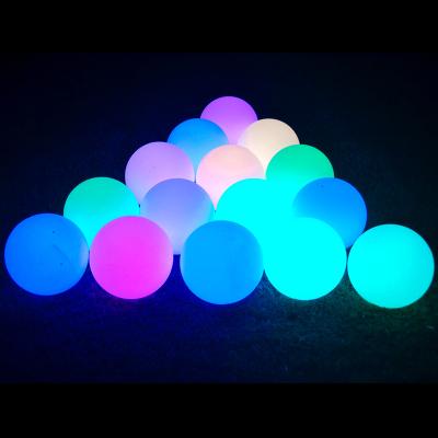 China Hotel RGBW Color Changing Glowing Ball Floating Led Luminous Pool Ball Light for sale