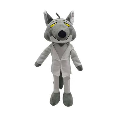 China Wholesale Cozy Soft Bad Boys Toys Wolf Kids Soft Plush Toy Stuffed Animals Toys 40cm 100% PP Cotton Big Bad for sale