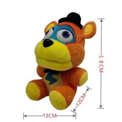 China New 18cm pp cotton Short Plush Five Soft Comfortable Night At Freddie FNAF Plush Freddy Toys Cute Stuffed Animals Toys for sale