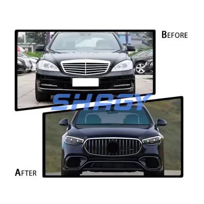 China Ws63 Body Kit For Mercedes Benz W223 Class Front Bumper Grille Side Skirts Hood for sale