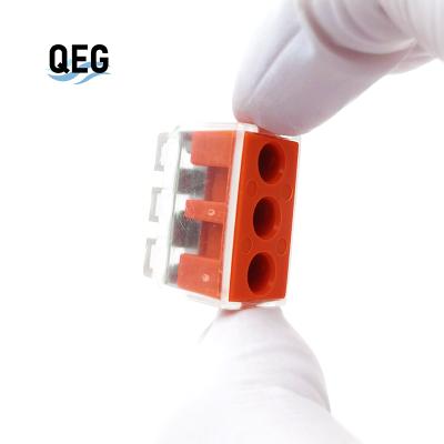 China Widely Used In Industry Electric Factory Push Splouse Wholesale Instruction For #6 And #8 Wire Lever Connector for sale