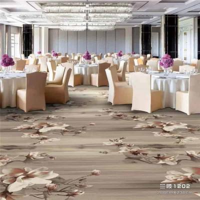 China Full Washable High Definition 3D Printing Hotel Aisle Carpet Living Room Bedroom Carpet Corridor Large Cobblestone Rugs for sale