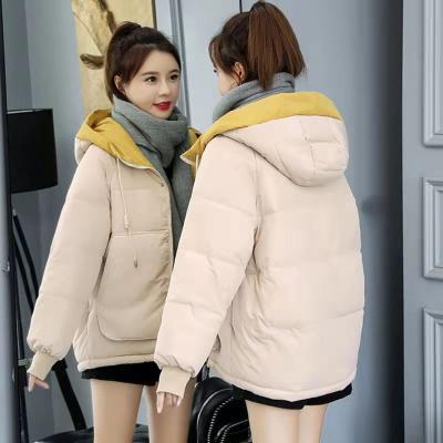 China 2021 women's student loose bread coat waterproof stripper jacket new down coat winter western style thick padded jacket for sale