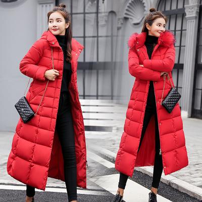 China 2021hot viable sell cheap luxury office down stripper designer fashion winter coat women long for sale