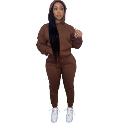 China Factory Direct Sales Cost Price Women QUICK DRY Sweatpants Suits Cotton Sweatpants Polyester Cotton Hoodie Oversized Suit for sale