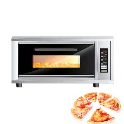 China Easy Assembled Clean Electric Pizza Oven Stainless Steel Baking Toaster 61L 1 Deck 1 Tray Baking Oven for sale