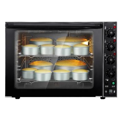 China Easy Assembled Easy Clean Stainless Steel Convection Oven With Steam Commerical Hot Air Pizza Baking Electric Oven for sale