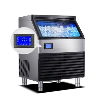 China Boba Tea Shop Easy Operated Commercial Electric Ice Cube Maker Machine 80KG/Day for sale