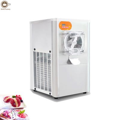 China Automatic Commercial Production Table Top Ice Cream Machine Stainless Steel Hard Ice Cream Mixer for sale