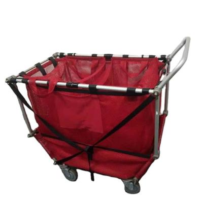 China Supermarket Portable Folding Trolley Folding Shopping Trolley for sale