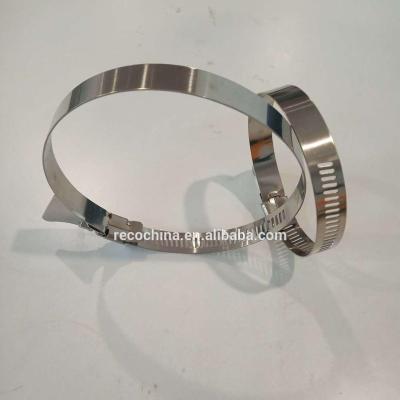 China General Industry Stainless Steel Pipe Clamp 50-70mm for sale