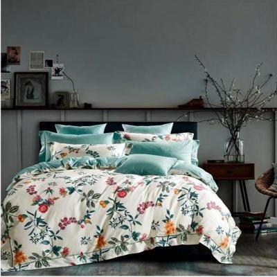 China 2020 Anti-Static Best Selling Cotton Comforter Set,Luxury Bedspread,Floral Printing Home Bedding Set/Duvet Cover/Pillowcases Sheet for sale