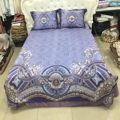 China Japan Style Comfortable Digital Printed 4 Pcs Flannel Bedding Set for sale