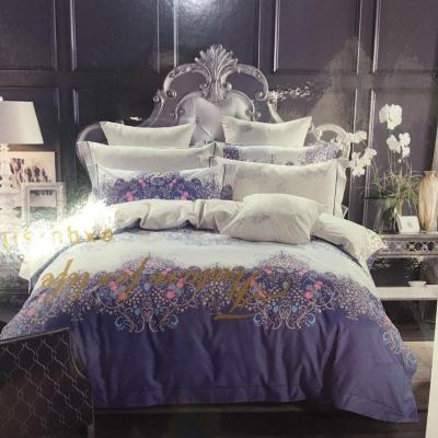 China Double Cotton Soft Popular Printed Bed Sheets 230cm*250cm for sale